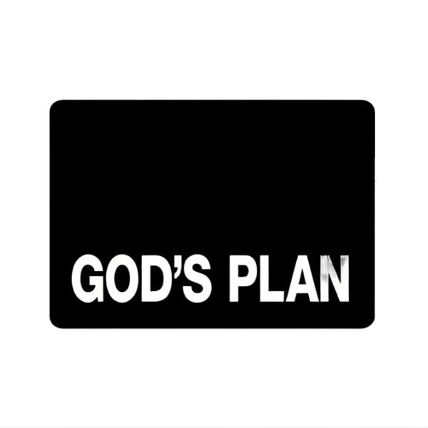 God's Plan Mouse Pad Anti-Slip Mouse Desk Pad