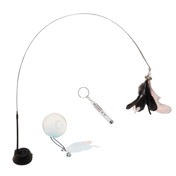 Cat Toy Set - 3 Piece Interactive Toys