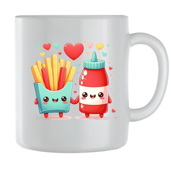 TSauce Coffee Mugs for Men Women Matching Couples Graphic Cups Present 092