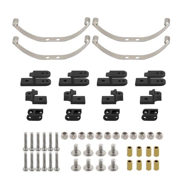 1 Set Leaf Spring Damping Suspension for 1/16 Wpl B24 Rc Car Red