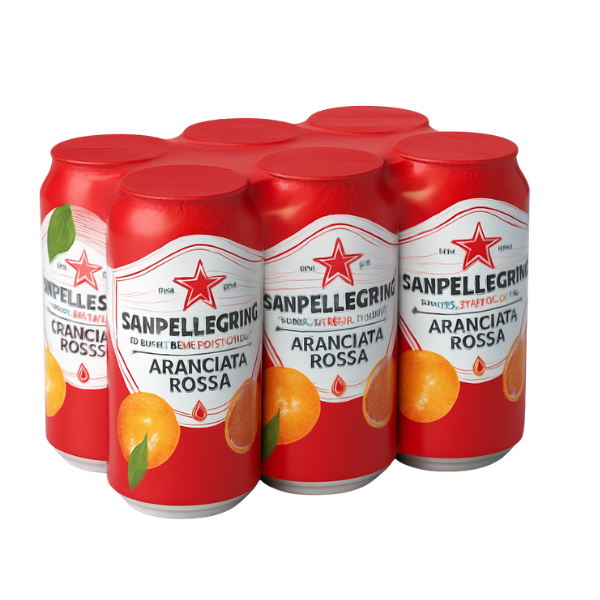 San Pellegrino Italian Sparkling Drink - Blood Orange -6 Pack - Beverage