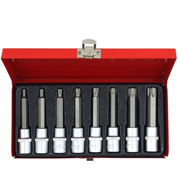 AIYI 8 Piece 1/2-Inch Torx Bit Socket Set AY001-790