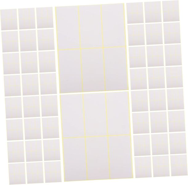 Blank Coated Paper Sticker Labels For Name Tags &amp; Office Marking