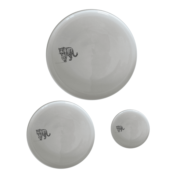 Big Five African Leopard Dinnerware Set of 12 - Range 4