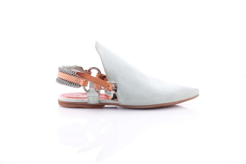 Women's ballerina leather sandal