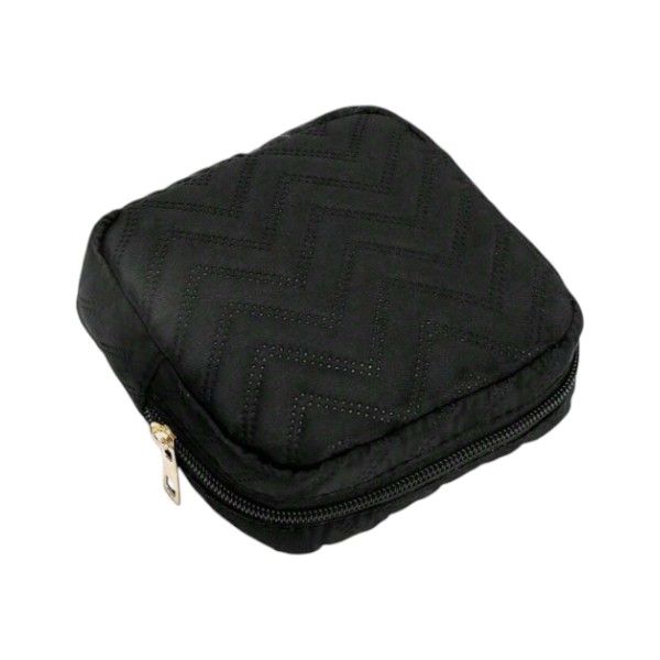 Sanitary Zipper Storage Bag - Black