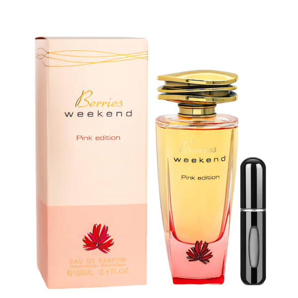 Berries Weekend Pink Edition - 100ml EDP + Refillable Decant with Perfume