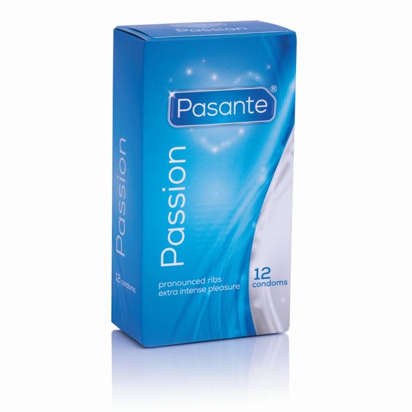 Pasante Condom Passion (Ribbed) 12's