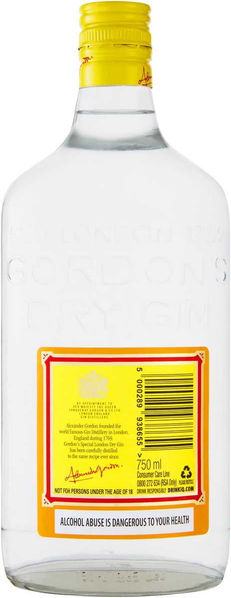 Gordon's London Dry Gin 750ml | Shop Today. Get it Tomorrow