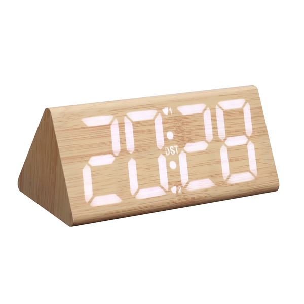 Home Wooden Style Digital Alarm Clock-YKR128