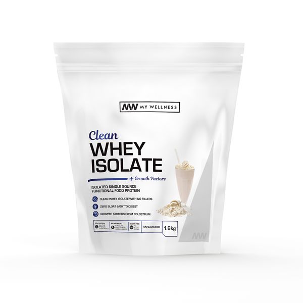My Wellness Clean Whey Protein Isolate 1.8kg Unflavoured