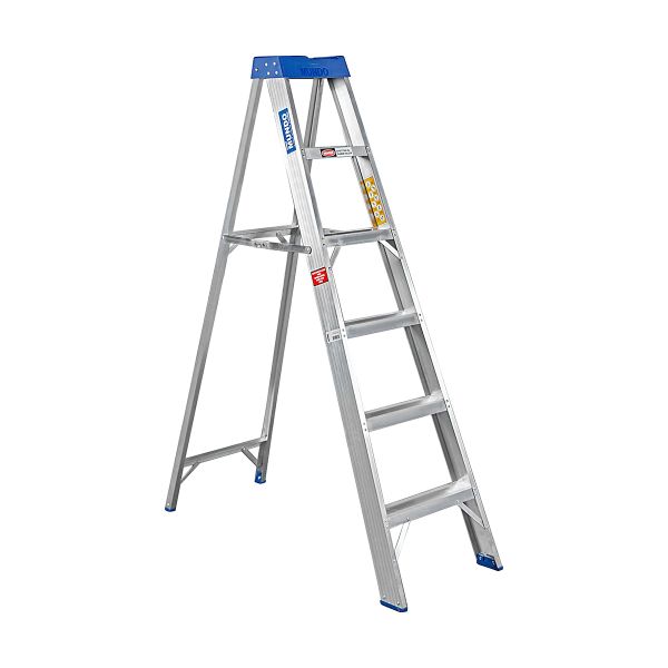 Mundo - 6 Step Ladder Single Sided - Aluminium - SANS Approved