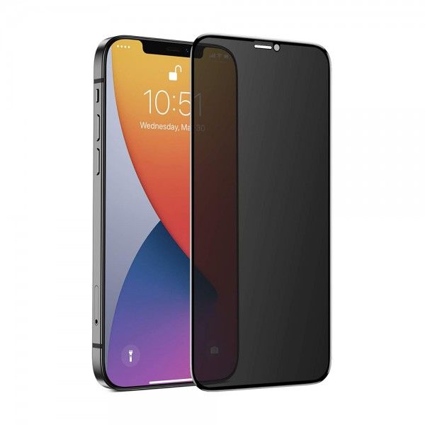 Privacy Tempered Plastic Matte Protector for IPHONE 12 PROMAX