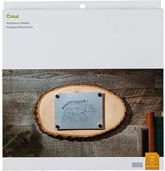 Cricut Aluminium Sheets 13x18cm 2-pack
