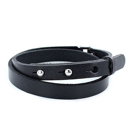 Diesel Men's Black Leather Bracelet - DX0971040 | Shop Today. Get