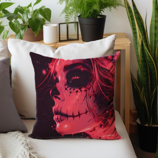 Red Sugarskull Luxury Scatter By Wikus Schalkwyk image