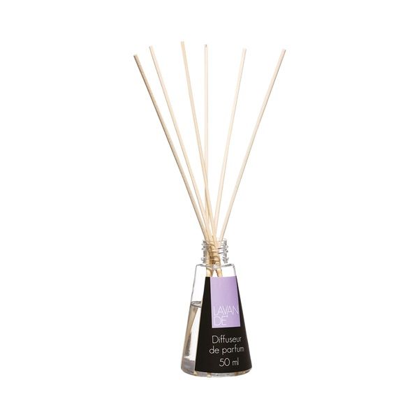 Lavender Scented Glass Diffuser with 6 Bamboo Sticks 50ml