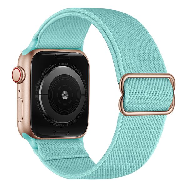 Nylon solo strap Compatible with Apple watch 42/44/45mm-Emerald Green