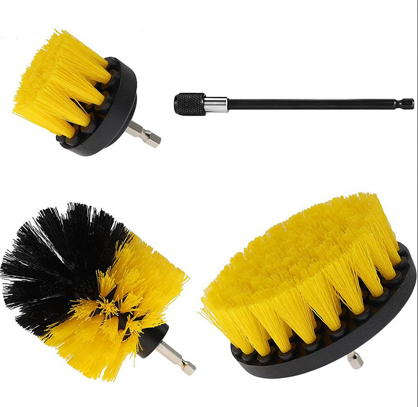 Black & Yellow 4-in-1 Brush Set Attachment Kit | Shop Today. Get it ...