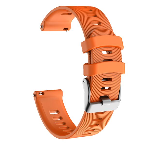Silicone Strap for Garmin 645/245/Vivomove/S40-Orange