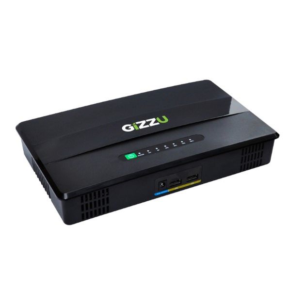 Gizzu 60w 65WH 17600mAh Mini POE DC UPS- Black