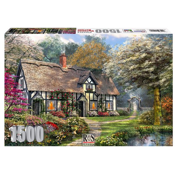 RGS Group Victorian Garden Cottage 1500 Piece Jigsaw Puzzle