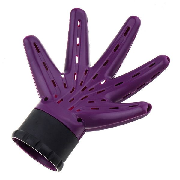 Hand Shape Hair Dryer Diffuser for Hairdressing Salon Homeuse - Purple