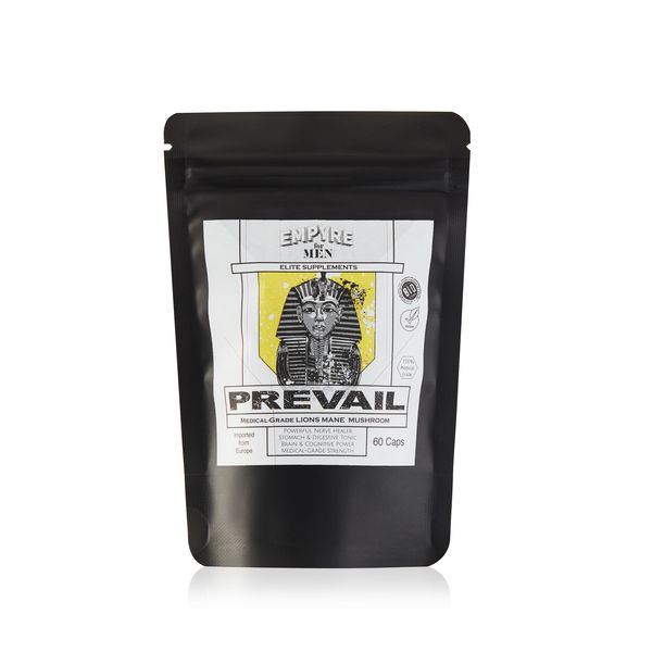 EMPYRE For MEN - PREVAIL - Medical-Grade Lions Mane Mushroom. 60 Caps