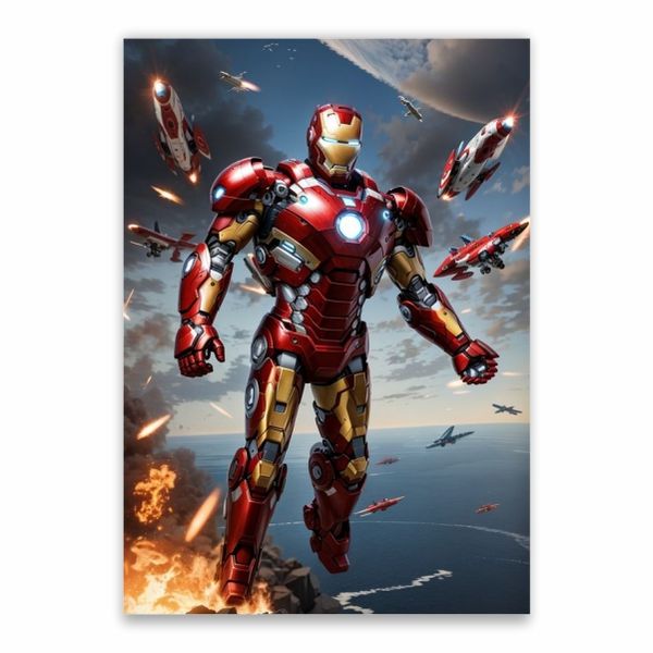 Iron Man Machines Poster - A1
