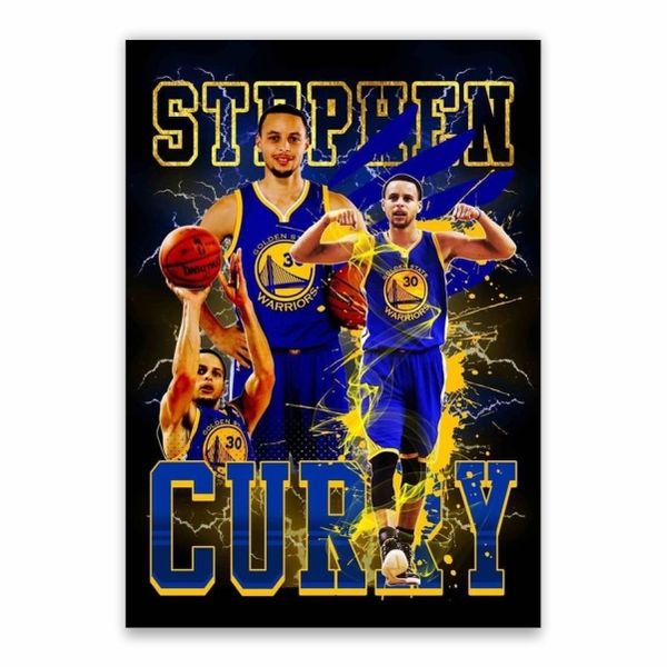 Stephen Curry Collage Poster - A1