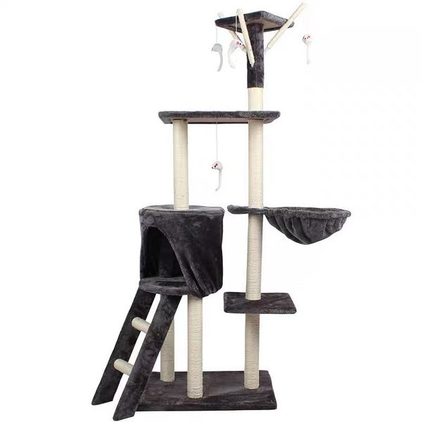138cm Large Cat Tree Stand Kitten Play House