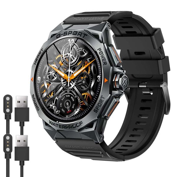 FocusFit K62 1.43" AMOLED HD Display Fitness Smartwatch for Android &amp; iOS