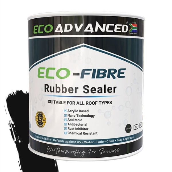 Eco Advanced Ecofibre Rubber Sealer 1L Black