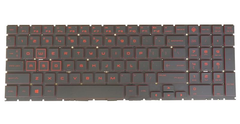Replacement Keyboard for HP OMEN 15-DH RED LED Backlit