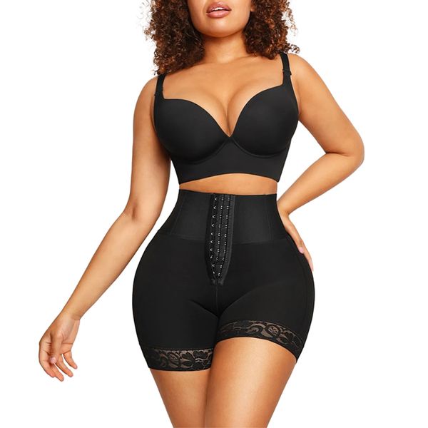 Pear Shapewear Slimming Mid-Thigh Tummy Control Shapewear Shorts