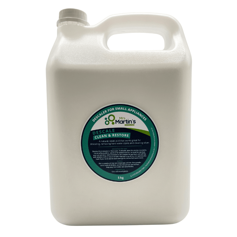 Mrs Martin's Descale Citric Acid 5 kg Greywater and Septic Tank