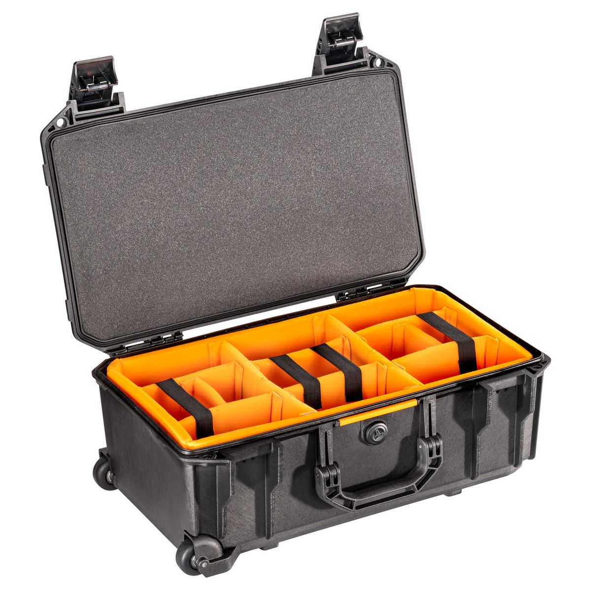 PELICAN V525 Vault Rolling Case with Padded Dividers VCV525-0040-BLK