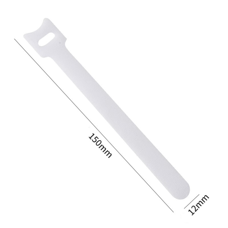 25 Black or White Nylon Hook and Loop Cable Ties (150mm), Shop Today. Get  it Tomorrow!