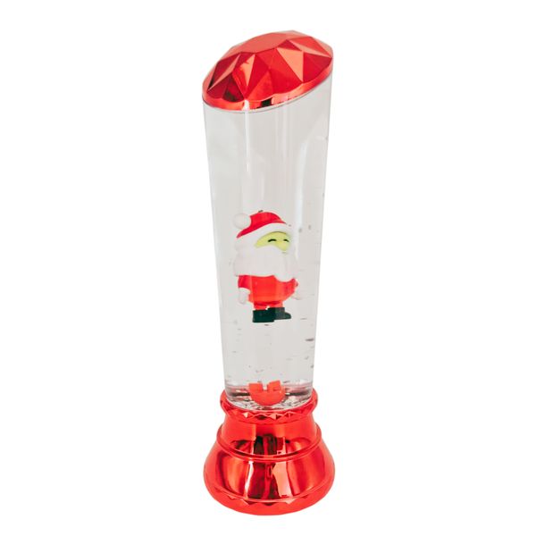 Santa Glitter Lamp