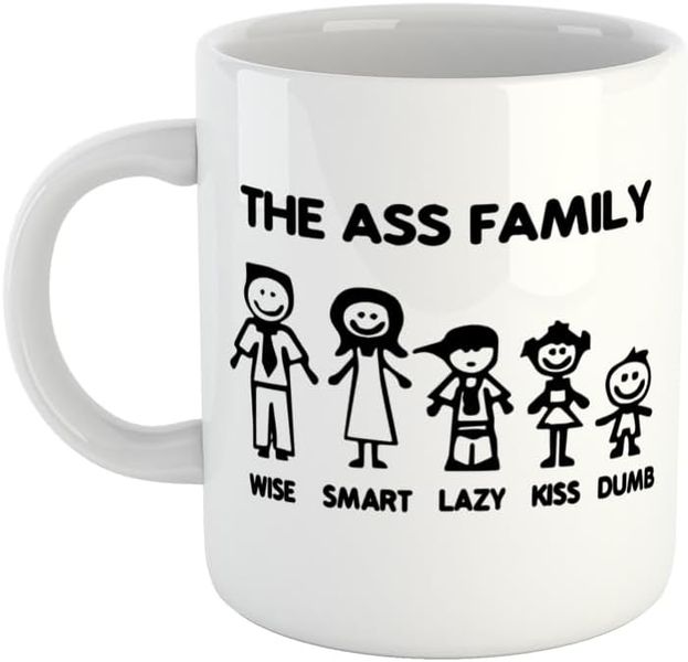 The ass family- Father's day-Mother's day- Valentines-Charistmas Mug