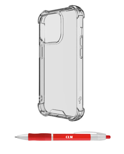 Anti Burst Clear Protective Cover for Iphone 15 Pro with CLM Pen