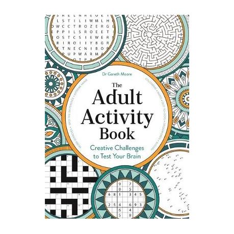 The Fun and Relaxing Adult Activity Book: With Easy Puzzles, Coloring  Pages, Writing Activities, Brain Games and Much More