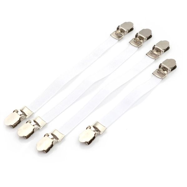 4 Piece Stretch Bands Grippers for Bed Sheets &amp; Ironing Boards (Pack of 2)