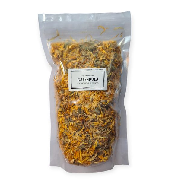 The Happy Leaf Dried Calendula Flowers/Petals - 80g Pack