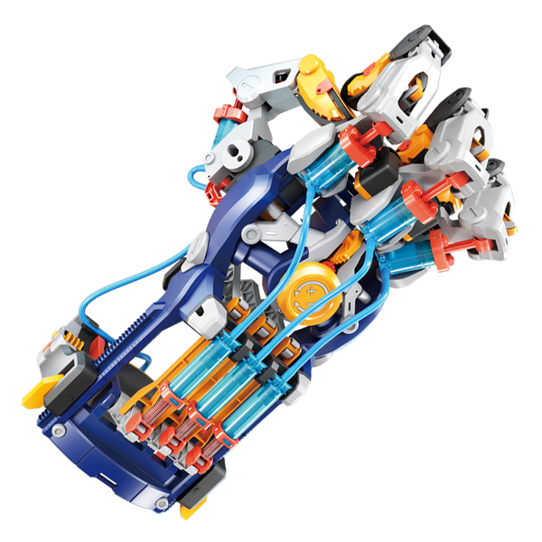 PRK GE-634 Hydraulic Cyborg Hand Kit - No Battery, 12-Axis Water-Powered