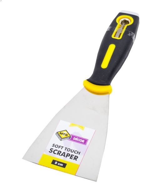 MTS Scraper Stainless Steal Soft Touch 8cm