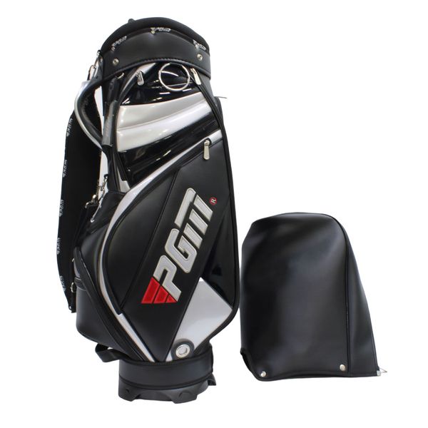 PGM Standard Waterproof Durable Multi Pocket Golf Bag - Black &amp; Grey