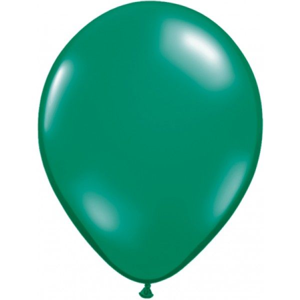 11 Inch Latex Jewel Emerald Green