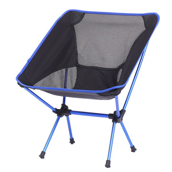 Portable Ultralight Detachable Camping Beach Chair - Blue