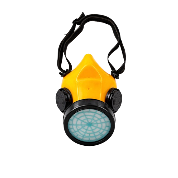 Reusable Half Face Respirator Mask with Dual Filter System